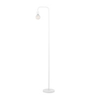 Globe Electric Holden 70" Floor Lamp, Matte White, in-Line On/Off Foot Switch 67069