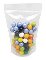 BAP 24 oz Clear Stand Up Pouch with Zip and Notch (500 pcs)