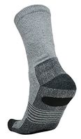 Diabetic Non-Binding Relaxed Fit Bamboo Hiking/Outdoor Crew Socks (Medium - Grey)