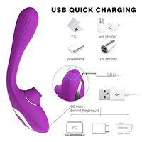 Powerful Víbráte Sucking Oral Tongue Simulator, 10 Speed Clitorial Sucking Toy,USB Rechargeable Toys.Made of Medical Grade Silicone.