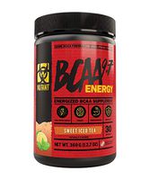 Mutant BCAA 9.7 Energy Powder with Branched-Chain Amino Acids, Electrolytes and Dual-Phase Caffeine for Unstoppable Energy with no Crash. Sweet Iced Tea (360g)