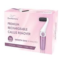 Electric Foot Callus Remover Rechargeable: Own Harmony Professional Pedicure Tools (2020 Design) Best Electronic Foot File Sander Perfect Pedi for Hard Skin Removal and Dry Cracked Heels Feet Care