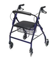 MOBILITY - Walkabout Wide Four-Wheel Rollator #RJ4318B