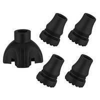 Cane Tips - Anti Slip Canes Base for Crutch 5/8 inch - Shock Absorbing Replacement Tip Base for 16mm Hole Diameter - by YAPASPT