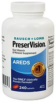 Bausch & Lomb PreserVision Areds, 240 Tablets ( Pack of 3)