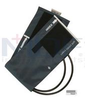 MDF Sleek Gray LGE Adult Double Tube Blood Pressure Cuff