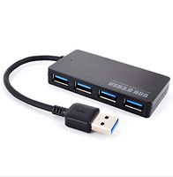 Smartech USB Hub High Speed Thin USB 3.0 Hub 4 Port USB HUB Splitter for PC Computer Laptop Notebook Peripherals Accessories With Power Interface