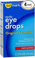 Sunmark Eye Drops Original Formula - 0.5 oz, Pack of 4