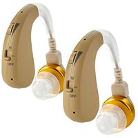 Digital Ear Hearing Amplifier Pair - Premium Quality Rechargeable Behind The Ear (BTE) Personal Sound Device