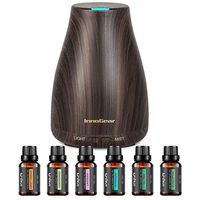 InnoGear Essential Oil Diffuser with Oils, 150ml Aromatherapy Diffuser with 6 Essential Oils Set, Aroma Cool Mist Humidifier Gift Set