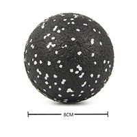 Ball Peanut Massage Ball High Density Lightweight Fitness Body Massage Yoga Exercise,Black