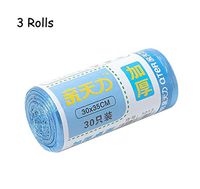 Wastebasket Trash Bags Trash Garbage Bags Garbag Bag Garbage Bags Recycable Best Garbage Bags Garbage Recycle Bags 2.5 Gallon Trash Bags Odor Trash Bags Vehicle Garbage Bag Bathroom (3rolls Blue)