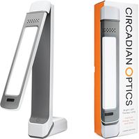 Circadian Optics Lumos 2.0 Light Therapy Lamp | As Seen On Shark Tank | 10,000 LUX Ultra Bright LED | Full Spectrum UV Free | Adjustable Light Panel | Turn On Your Day