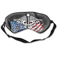 Comfortable Sleep Eyes Masks Nurse Patriotic American USA Flag Sleeping Mask for Travelling, Night Noon Nap, Mediation Or Yoga