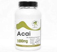 Acai 1000mg ~ 90 Capsules - No Additives ~ Naturetition Supplements