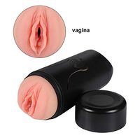Men Masturbators 4D Realistic Vaginal Anal Aircraft Cup Silicone Pocket Pussy Sucking Cup Sex Toys For Men Masturbator