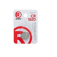 RADIOSHACK CR1620 3V/60MAH LITHIUM COIN CELL BATTERY