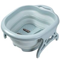 YWILLINK Collapsible Foot Spa Bath Tub with Massaging Rollers Health Care for Tired Sore Feet