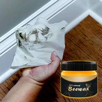 99HOME Mintiml Wood Polish & Care - 2020 New Furniture Care Multipurpose Natural Beeswax - Wood Seasoning Beewax Polish for Wood & Furniture,Beewax Wood Polish Food Safe Wax Wood Polish (1PC 85g)