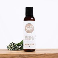 Real Oil - Fractionated Coconut Oil (FCO) Carrier Oil, Moisturizer & Softener, 4oz - Highly Moisturizing for Face, Great for Hair, Skin and Nails, for Topical Use - 100% Pure