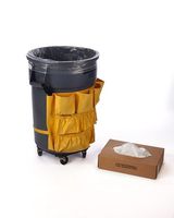 31-33 Gallon Clear Trash Bags 33x40 13 Micron 500 Bags