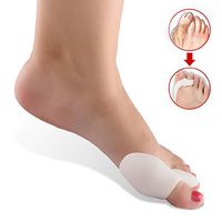 Gel Toe Spreader, Silicone Splint Pad Bunion Cushion Big Toe Straightener Protector Adjuster Spreader Corrector Separator Foot Pain Relief