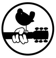 Woodstock Rock Band - Sticker Graphic - Auto, Wall, Laptop, Cell, Truck Sticker for Windows, Cars, Trucks