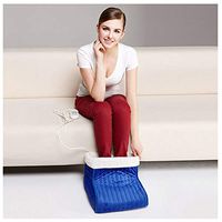 Foot Warmer, Fast-Heating Electric Heated Foot with Adjustable Temperature and Auto Shut Off, Washable Feet Warmer for Relieving Foot Pain