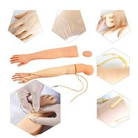 LXX Arm IV Practice Model- Venipuncture Practice Kit - Phlebotomy and Venipuncture Practice Arm -for Training Nurse Apprentice Intravenous Injection,Infusion and Iv Skill