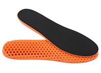 Elastic Shock Absorbing Height Increasing Sports Shoe Insoles/Inserts, Soft Breathable Orthotic Replacement Insoles for Men and Women