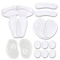 14 Piece Heel Grips for Prevent Blister Relief Heel Pain, Inserts for Heels Rubbing,Ball of Foot Insoles,Back of Heel Cushion Heel Liner for Women and Men Shoes Too Big