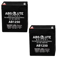 2 Pack New AB1250 12V 5Ah Replacement Battery for Razor E100 Glow