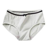 Theoylos Womens Panties Mid Rise Seamless Briefs Ladies Plain Color Cotton Underwear Lace Trim Hipster Panties Green