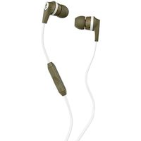 Skullcandy Ink'd 2.0 Wired Earbuds with in-Line Microphone and Remote, Tangle-Reducing Flat Cable, Noise-Isolating Supreme Sound with Powerful Bass and Precision Highs, Standard Issue