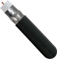 RG6 Coaxial Cable Standard Shield - 500ft Black