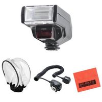 Digital Dedicated TTL 130C Flash Kit for Canon Digital EOS Rebel SL1, T1i, T2i, T3, T3i, T4i, T5, T5i EOS 60D, EOS 70D, 50D, 40D, 30D, EOS 5D, EOS 5D Mark III, EOS 6D, EOS 7D, EOS 7D Mark II, EOS-M Digital SLR Cameras