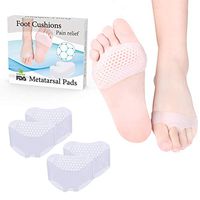 Metatarsal Pads for Women and Men, 4PCS Ball of Foot Cushions Foot Pads Heel Cushion Inserts for Metatarsalgia Neuroma Mortons Neuroma Pads