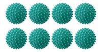 Set of 8 Green Dryer Balls! Black Duck Brand - Reusable Dryer Balls Replace Fabric Softener! Hypoallergenic! (8 Green Dryer Balls)