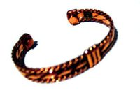 Powerful Magnetic Copper Cuff Bracelet for Arthritis and Golf Sport Aches and Pains. (Copper7)
