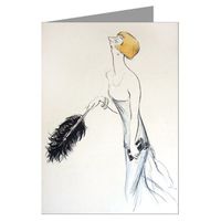 Epic Greeting Cards The Artist Sem's Caricature of Gabrielle Coco Chanel Twelve Notecard Boxed Set