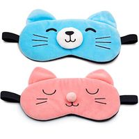 Sleep Mask Cute Eye Mask with Gel Pad, Hot & Cold Therapy for Insomnia Puffy Eyes, Super Soft and Light, for Sleeping, Shift Work,Blindfold Eyeshade for Men Women Kids Boy Girl