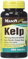 Mason Vitamins Kelp 150 mcg Tablets, 250 Count