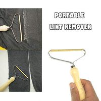 Portable Lint Remover Fabric Shaver Clothes Fuzz Shaver Clothes Lint Remover Manual Brush Scratch Cut Tool Shaver for Sweater Woven Coat Reusable Double Sided Lint Remover Travel Brush (white A, 2PCS)