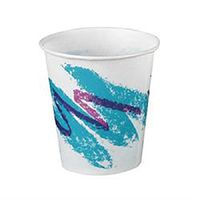 3950130 PT# R3-00055 Cup Drinking Jazz 3oz Paper Waxed Disposable Cold 100/Pk Made by Afflink Integrated Supply Sol