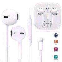 Earbuds,Braole Microphone Earphones Stereo Headphones Noise Isolating Headset Fit Compatible with iPhone 8/8 Plus/ 7/7Plus/ X/XS/XS Max/XR (White)