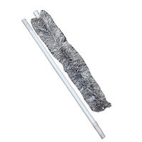 Juner Microfiber Duster with Extension Pole Reaches 70 inch,Flexible and Extendable Duster for Cleaning Ceiling Fan/Furniture/Keyboard/Cobweb (Gay)
