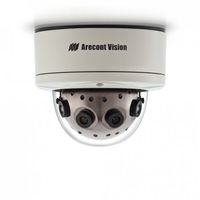 ARECONT VISION AV12186DN / 12 Megapixel 180˚ WDR Panoramic IP Camera, 5.2 fps, Day/Night, 5.4mm f/2.0 IR Lens, IP66, IK-10 Vandal Resistant Dome
