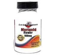 Marigold Flower 900mg Calendula officinalis * 180 Capsules 100% Natural - by EarhNaturalSupplements