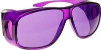 Violet (Purple) Color Therapy Glasses, Large Fit Over Style [Available in Other Colors]