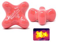 Sublime (Coral)(Single) Synergy Stone - Contoured Hot Stone Massage Tool - Relaxing and Therapeutic for Neck, Back, Legs, Feet - Ultra-Smooth for Massage on Skin with Oil or Over Clothes
